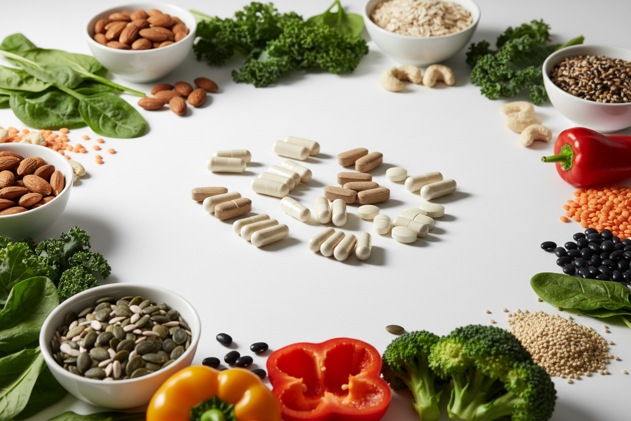 Mineralstoffe und Vitamin D Nahrungsergänzung